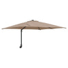 Vidaxl tuinparasol taupe 248,5 x 247,5 x 160 cm polyester en staal