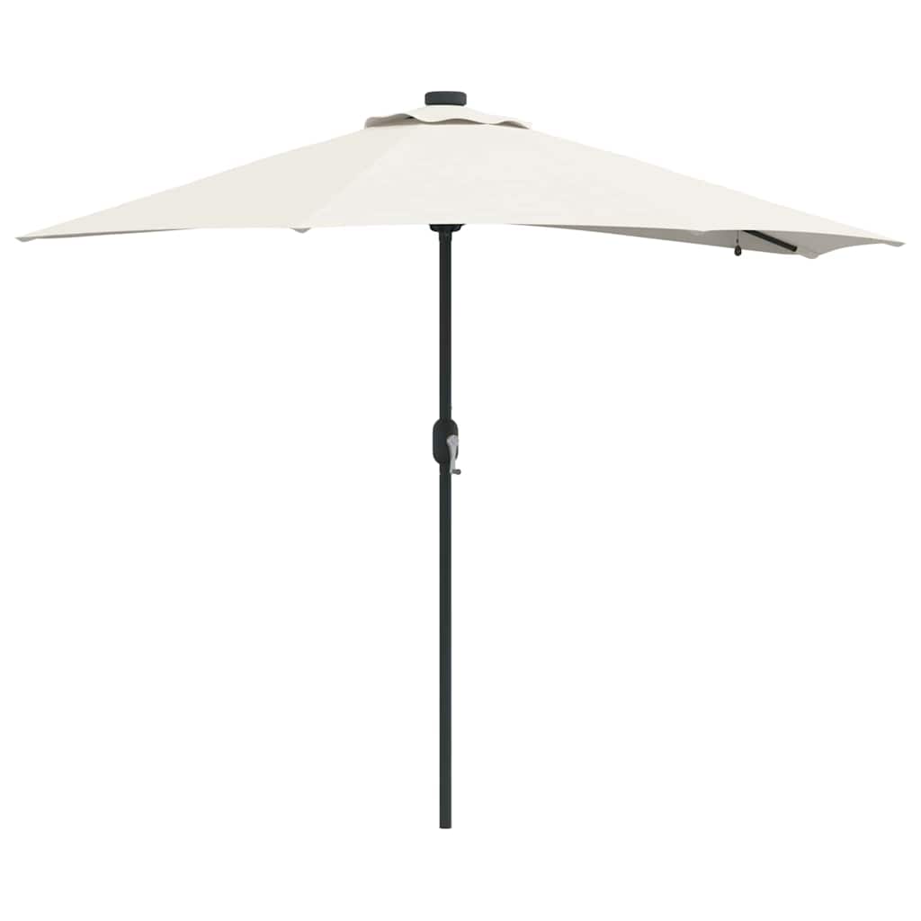 Ombrellone da giardino VidaXL sabbia 294 x 150 x 223 cm poliestere e acciaio