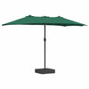 Vidaxl tuinparasol groen 385 x 209 x 244 cm polyester en staal