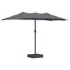 Vidaxl tuinparasol antraciet 385 x 209 x 244 cm polyester