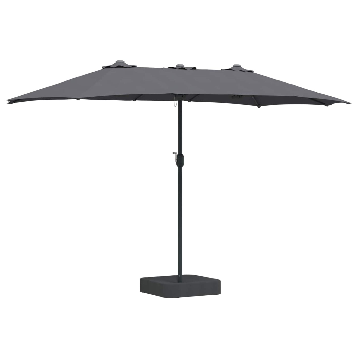 Vidaxl tuinparasol antraciet 385 x 209 x 244 cm polyester