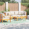 Vidaxl buitentapijt arakil groen en wit 400 × 300 cm 50% polypropyleen