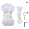 Vidaxxl red para gatos transparente 8x3 m nylon