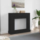 Marco de chimenea Vidaxx 100x30x87,5 cm aglomerado roble negro