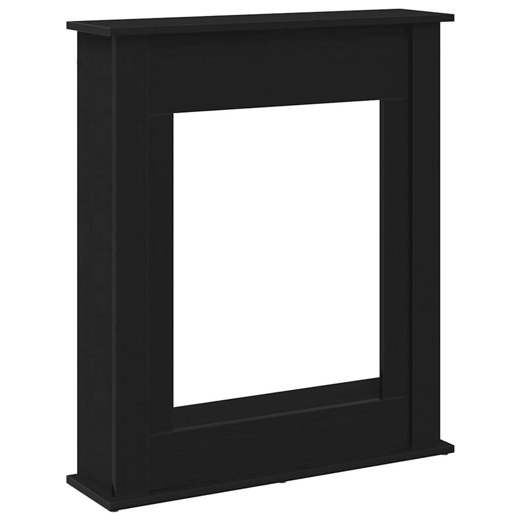 Rivestimento per camino Vidaxx rovere nero 75x20x87,5 cm in derivati del legno