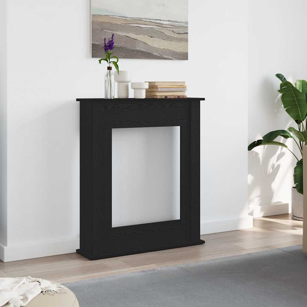 Rivestimento per camino Vidaxx rovere nero 75x20x87,5 cm in derivati del legno