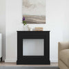 Marco de chimenea Vidaxx 90x30x90 cm aglomerado roble negro