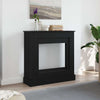 Marco de chimenea Vidaxx 90x30x90 cm aglomerado roble negro