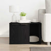 Recinzione per lettiera per gatti VidaXL in rovere nero 60x40x40 cm in legno composito