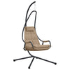 Vidaxx silla colgante egg color topo 94 x 107 x 196,5 cm acero