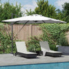 Vidaxl parasol zand 286 x 284 x 270 cm aluminium en polyester
