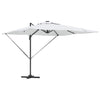 Vidaxl parasol zand 286 x 284 x 270 cm aluminium en polyester