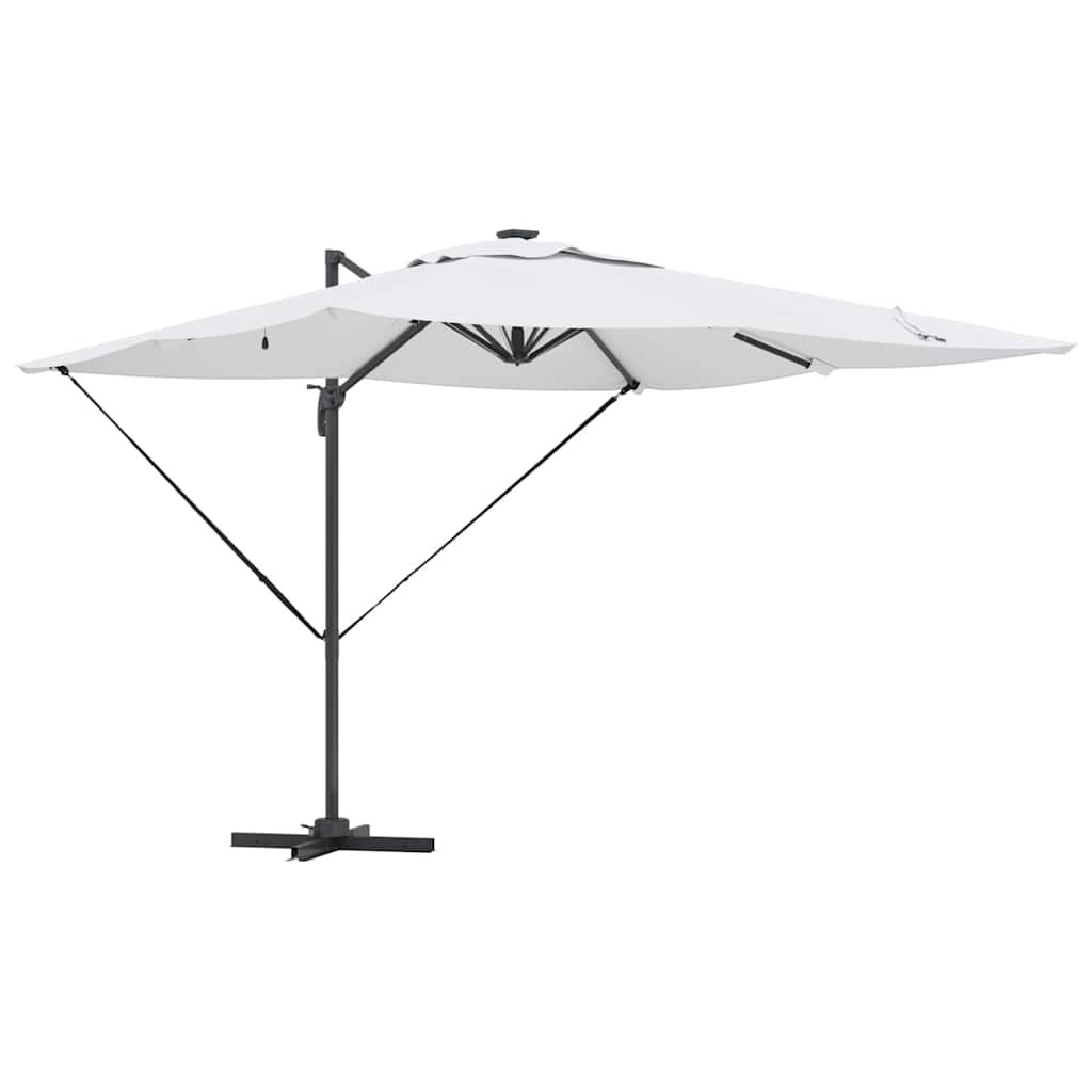 Vidaxl parasol zand 286 x 284 x 270 cm aluminium en polyester