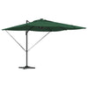 Vidaxl parasol groen 286 x 284 x 270 cm aluminium en polyester