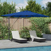 Ombrellone Vidaxx azzurro blu 286 x 284 x 270 cm in alluminio e poliestere