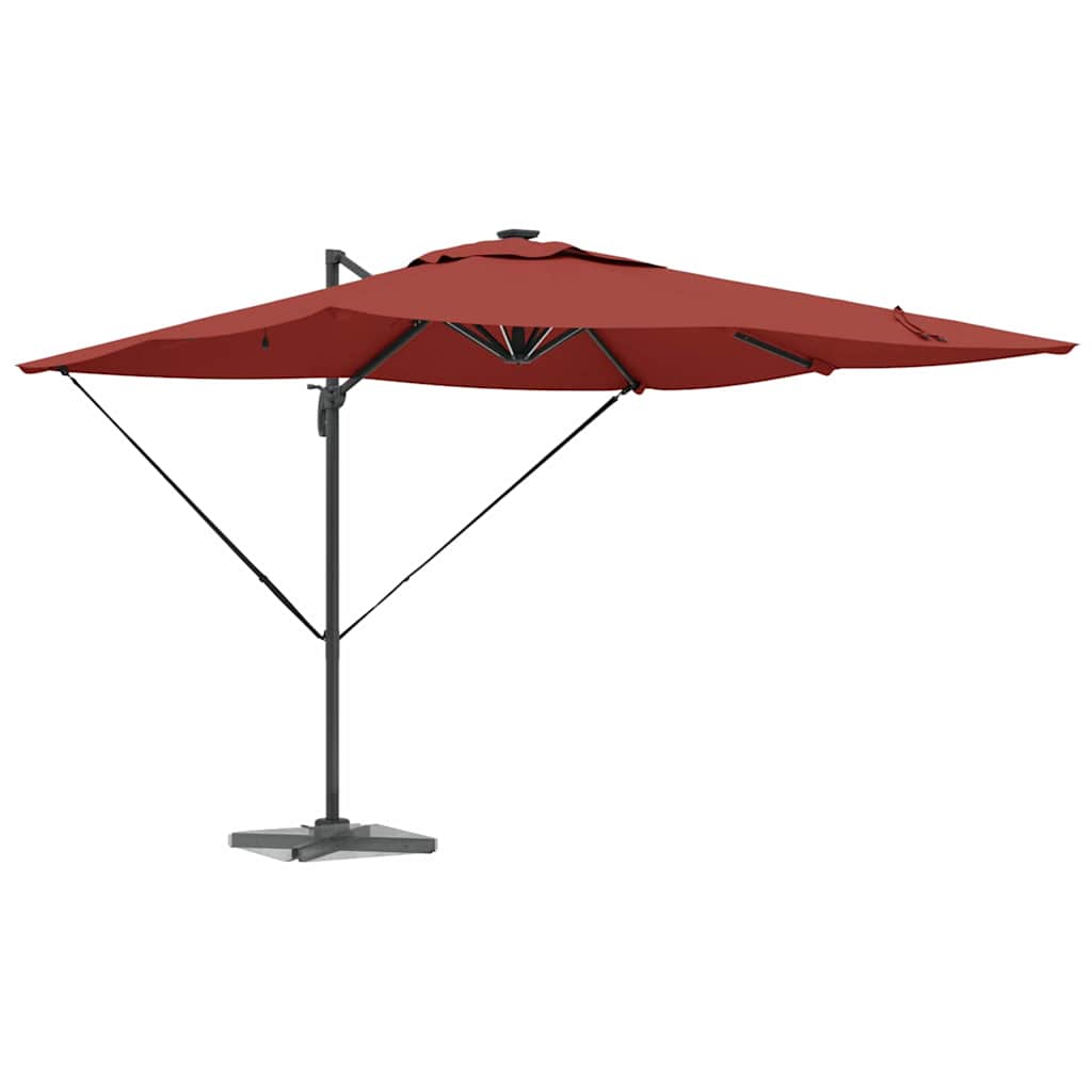Vidaxl parasol terracotta 286 x 284 x 270 cm aluminium en polyester