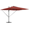 Ombrellone Vidaxx terracotta 286 x 284 x 270 cm alluminio e poliestere