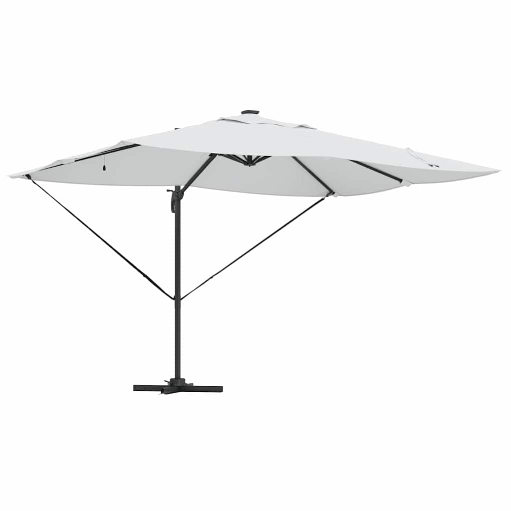 Ombrellone Vidaxx con chiusura sabbia 352 x 251 x 265 cm poliestere e alluminio