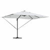 Vidaxl parasol met slot zand 352 x 251 x 265 cm polyester en aluminium