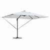 Vidaxl parasol met slot zand 352 x 251 x 265 cm polyester en aluminium