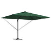 Vidaxl parasol groen 352 x 251 x 265 cm polyester en aluminium