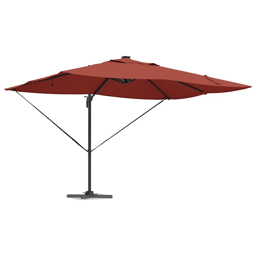 Vidaxl parasol terracotta 352 x 251 x 265 cm polyester en aluminium