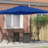 Vidaxl parasol azurblauw 351 x 250 x 260 cm polyester en aluminium