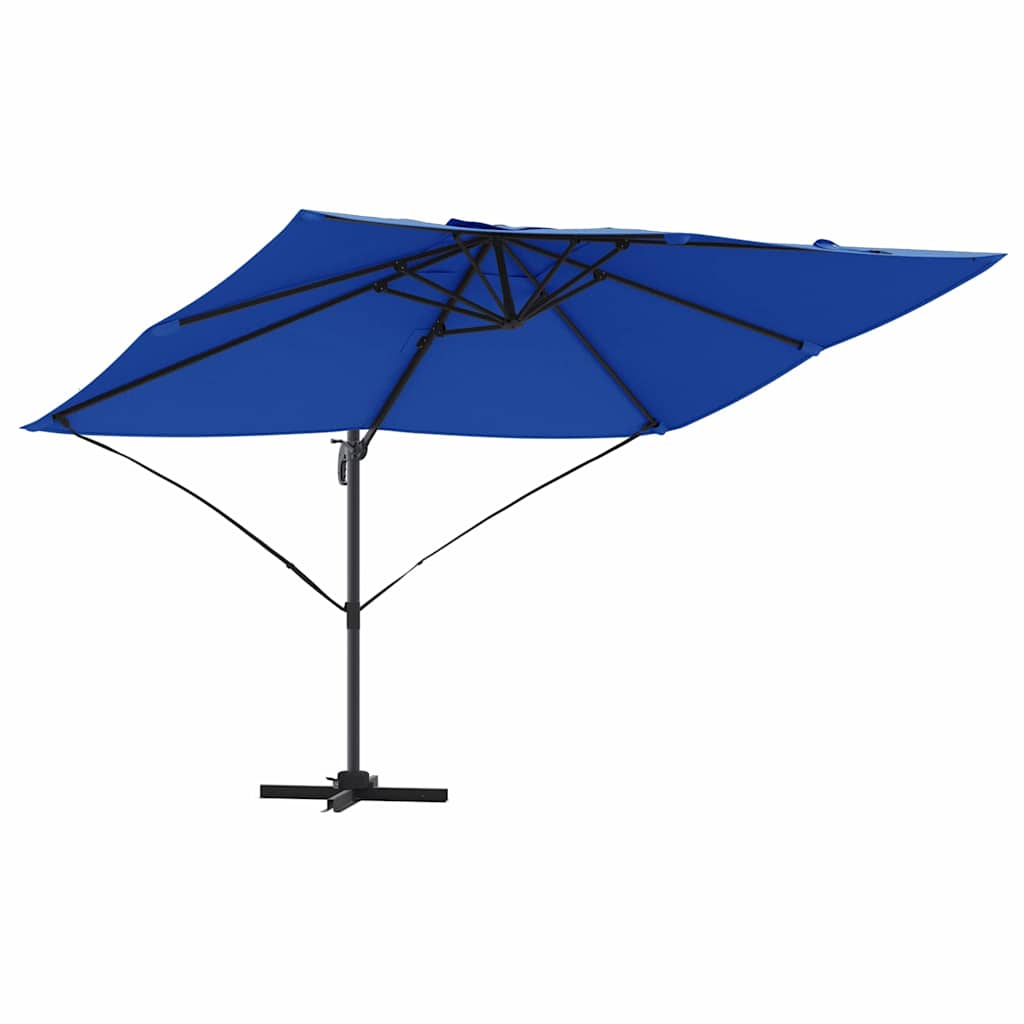 Ombrellone Vidaxx azzurro blu 351 x 250 x 260 cm poliestere e alluminio