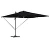Vidaxl roma parasol zwart 286 x 284 x 270 cm aluminium en polyester