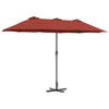 Vidaxl tuinparasol terracotta 370 x 197 x 239 cm