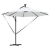 Vidaxl parasol zand 294 x 294 x 248 cm polyester en aluminium