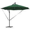Vidaxl parasol groen 294 x 294 x 248 cm polyester en aluminium