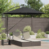 Vidaxl parasol zwart 294 x 294 x 248 cm polyester en aluminium