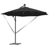 Vidaxl parasol zwart 294 x 294 x 248 cm polyester en aluminium