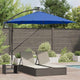 Ombrellone Vidaxx azzurro blu 294 x 294 x 248 cm poliestere e alluminio