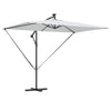 Vidaxl parasol zand 294 x 200 x 270 cm polyester en aluminium