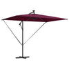 Vidaxl parasol bordeaux rood 294 x 200 x 270 cm polyester en aluminium