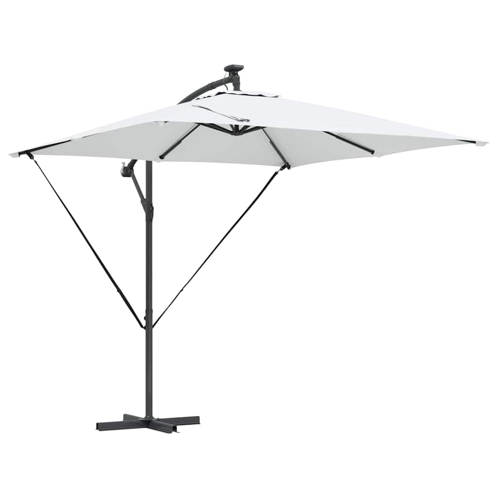 Ombrellone a sbalzo banana VidaXL sabbia 249 x 249 x 250 cm