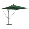 Vidaxl cantilever banana parasol groen 249 x 249 x 250 cm