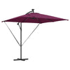 Vidaxl cantilever banana parasol bordeauxrood 249 x 249 x 250 cm