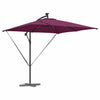 Vidaxl cantilever banana parasol bordeauxrood 249 x 249 x 250 cm