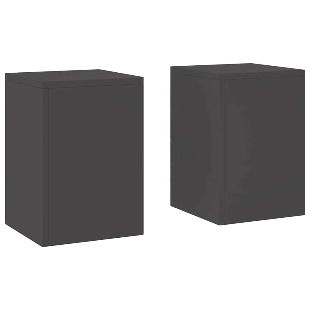 Supporto per piante Vidaxx 2 pezzi nero 24 x 24 x 35 cm in acciaio
