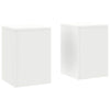 Vidaxl plantenstandaard 2 pcs wit 24 x 24 x 35 cm staal