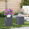 Supporto per piante Vidaxl 2 pezzi antracite 24 x 24 x 35 cm in acciaio