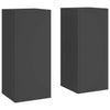 Supporto per piante VidaXL 2 pezzi nero 24 x 24 x 55 cm in acciaio