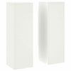 Supporto per piante VidaXL 2 pezzi bianco 24 x 24 x 75 cm in acciaio