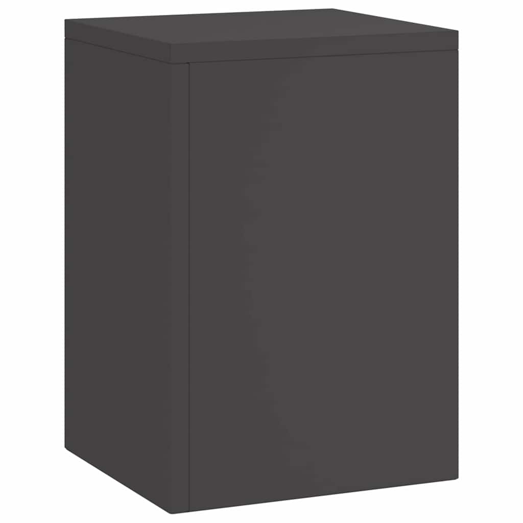 Supporto per piante VidaXL 3 pezzi in acciaio nero