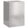 Vidaxl plantenstandaard 3 pcs zilver roestvrij staal