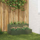 Vidaxl tuin bloempot olijf groen 100 x 60 x 45 cm koudgewalst staal