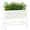 Vidaxx jardinera elevada blanco 60 x 26 x 45 cm acero